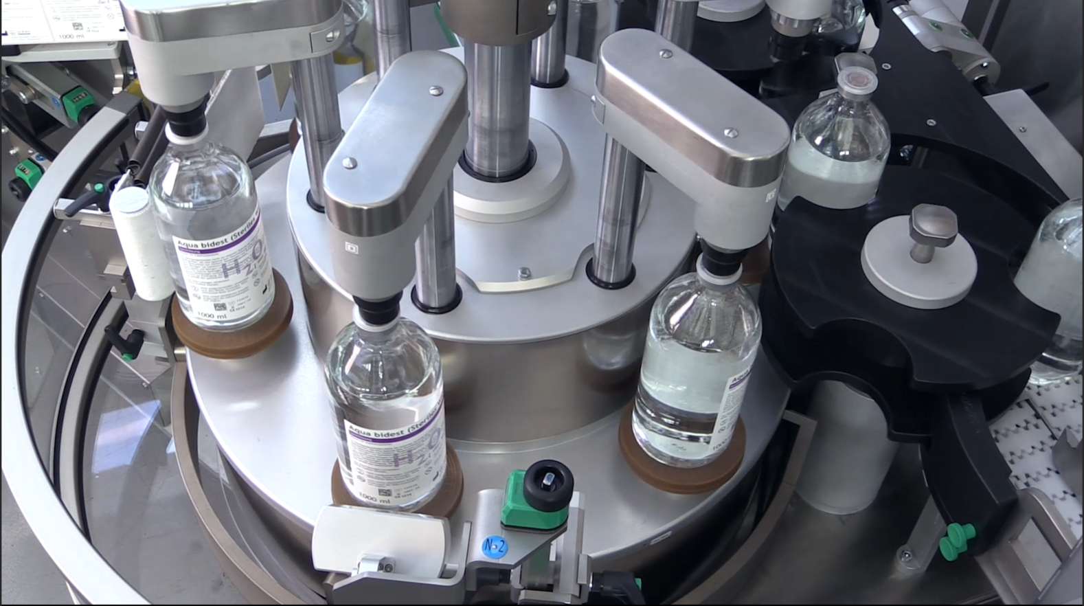 a pharma packaging line used helper codes and SEA Vision Tracker-1
