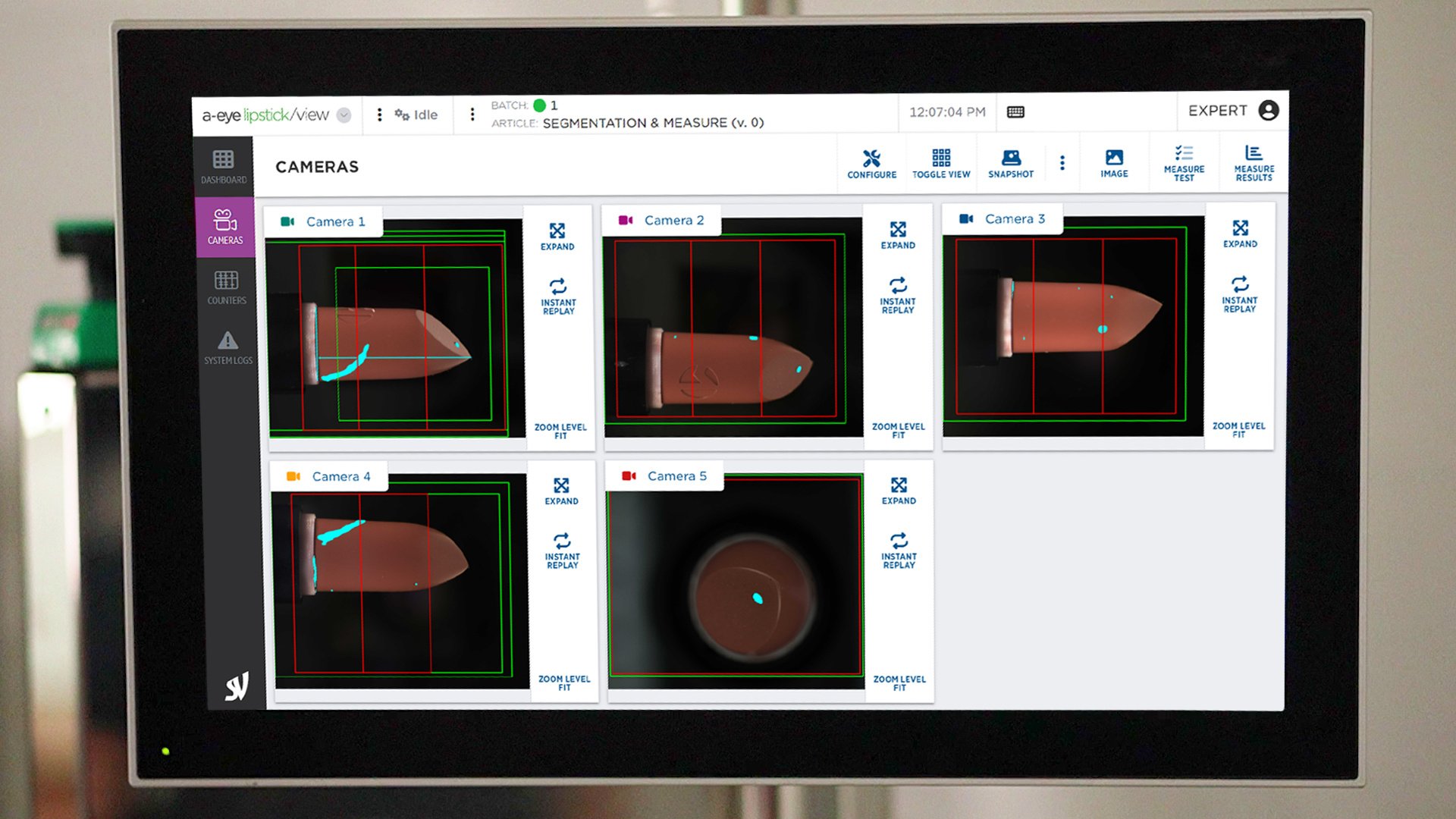 SEA VISION - AI Quality check lipstick A-EYE-LIPSTICK