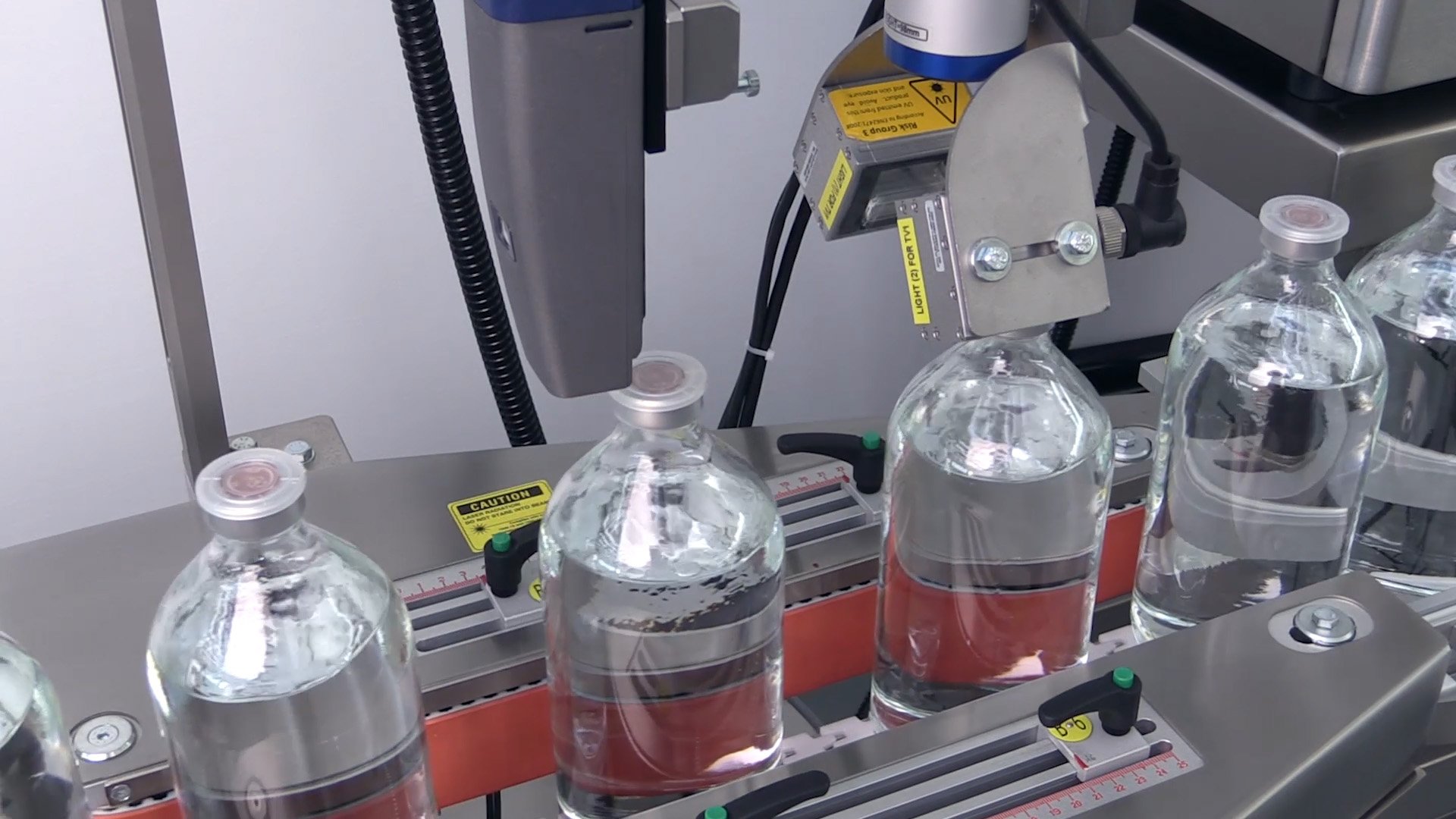 a pharma packaging line used helper codes and SEA Vision Tracker